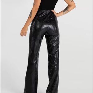 Brooke Pants Black Croc | Poshmark